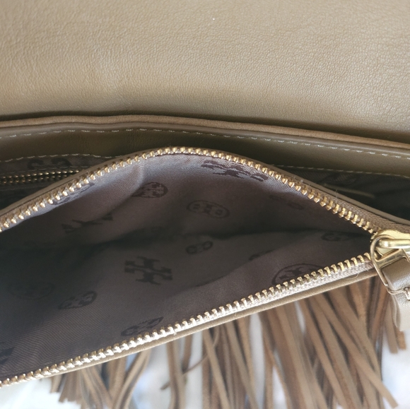 Tory Burch Harper Fringe Mini Leather Crossbody - Picture 8 of 8